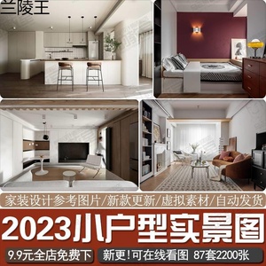 2024住宅小户型实景套图一居室二居室室内装修实景图参考图片资料