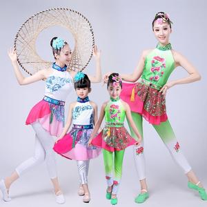 青青竹儿舞蹈服装道具古典舞演出服女中国风新款套装清新淡雅喜雨