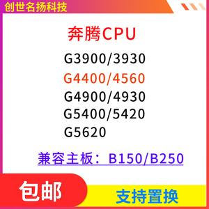 G3900 G4560  G4600  G5420  G5400 G5620  4900  G4930处理器CPU