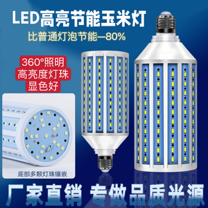 LED节能玉米灯 库房节能照明灯 螺纹口灯泡 节能灯芯