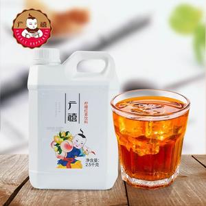 广禧柠檬红茶汁2.5kg 浓缩冰红茶冲剂饮料商用冲饮果汁餐饮奶茶店