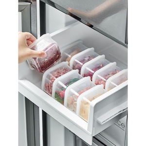 保鲜盒冰箱冻肉冷冻食品蔬菜水果专用厨房整理神器密封分格保险盒