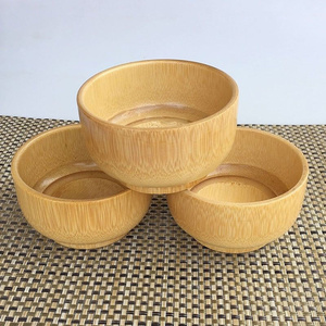 天然竹碗竹筒碗竹碗餐具竹制餐具竹杯竹碗家里用的生活用品防摔
