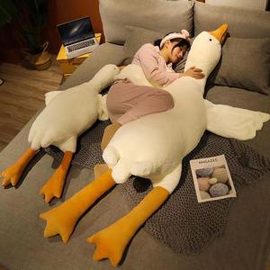 大白鹅玩偶软体公仔 可爱卡通抱枕 床上睡觉抱枕夹腿软体毛绒玩具