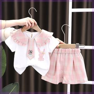 女宝宝夏装套装0到1周岁2至3多婴儿衣服短袖短裤女童装韩版潮时尚