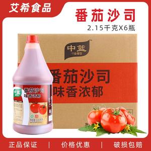 中篮伟丰尚亿潘秦番茄沙司2.15kg*6桶 手抓饼烤肉拌饭酱炸鸡薯条