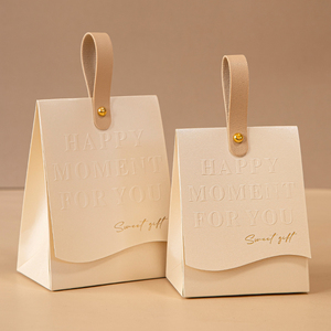 结婚专用喜糖盒子ins风高级感2024新款可放烟糖盒包装盒纸糖果盒