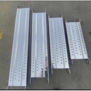 盘扣式施工脚手架子板建筑工地2米3米4米热镀锌钢跳板平台踏步板