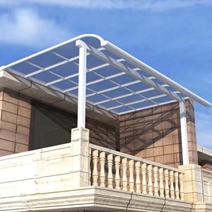 铝合金雨棚遮阳棚阳台车棚露台棚定做家用防雨楼顶别墅遮雨篷天台