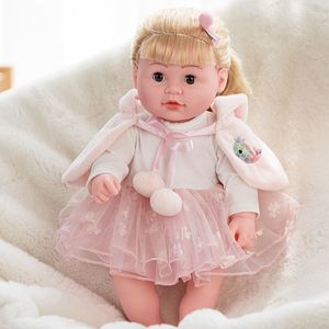 仿真娃娃婴儿软胶玩具女孩硅胶重生洋娃娃公仔布玩偶会说话可洗澡