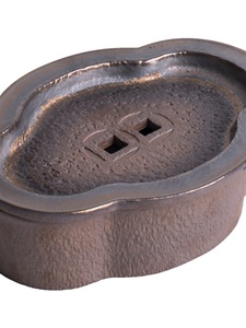 陶迷鎏金壶承养壶垫大容量蓄水干泡台粗陶茶道配件创意元宝入水口