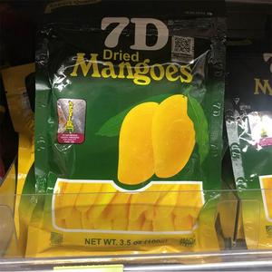 香港代购菲律宾国民品牌7D芒果干果脯100g袋装新包装新日期