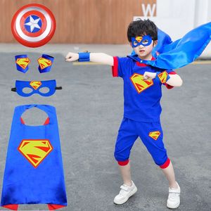 巴拉巴柆超人服装儿童3到6岁六一整套装铠甲勇士走秀演出服帅气奥