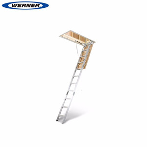稳耐（werner）铝合金折叠式阁楼梯爬梯基坑爬梯悬空梯子AH2210B