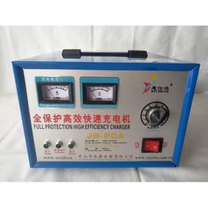 杰霸纯铜60A通用蓄电池30A12V24V充电器大功率汽车摩托电瓶充电机