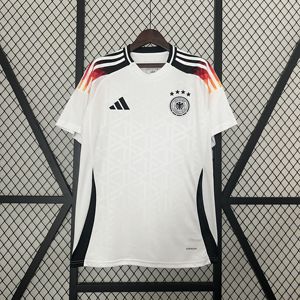 正品adidas2024欧洲杯国家队德国队主场球衣13号穆勒短袖足球队服