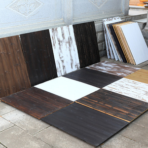 拍照木板碳化复古做旧木板背景板老旧实木桌面板烂木板美食拍摄