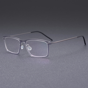 麦伦林德伯格6544黄宗泽同款眼镜框超轻纯钛可配近视TITANIUM镜架