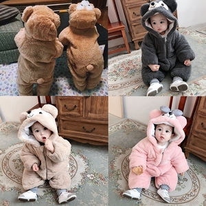 宝宝棉袄男0一周岁半1-2加厚小婴儿棉衣秋冬装儿童棉服女冬季外套