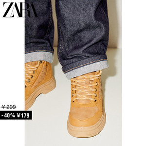 ZARA 特价精选 儿童鞋男童 登山运动厚底棉鞋短靴 4105230 117