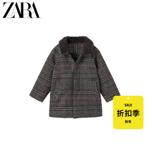 ZARA [折扣季] 男婴幼童 格子织布棉服大衣外套 033