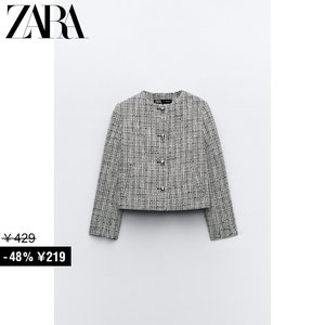 ZARA特价精选 女装 短款纹理西装外套 3046195 064