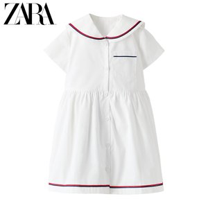 ZARA 24夏季新品 女婴幼童 水手服连衣裙 3335219 250