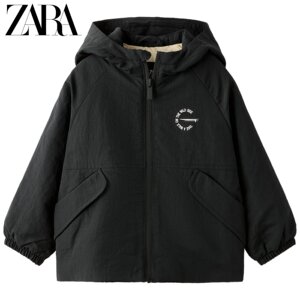 ZARA 24春季新品 婴儿幼童 连帽棉服派克外套 5992516 800