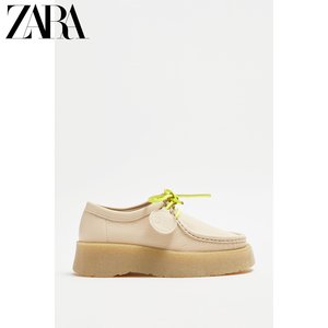 ZARA春季新品 TRF 女鞋 CLARKS® x ZARA 厚底皮鞋 3910310 126