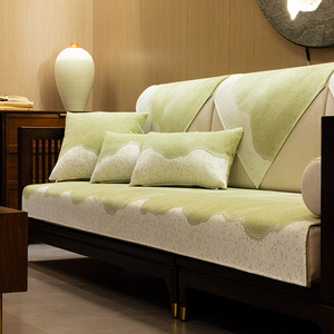 中国风新中式沙发垫套罩红木沙发坐垫子实木沙发套罩四季通用防滑