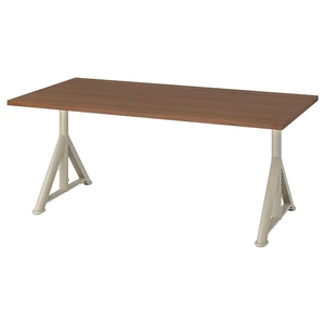 杭州代购IKEA宜家伊朵森书桌褐色160x80厘米学习桌简约坚固耐用