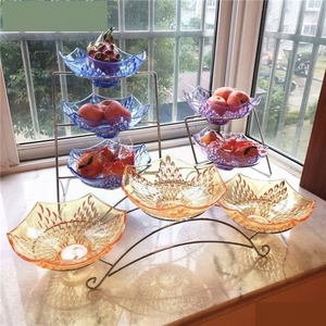 酒店餐厅餐具器皿水果盘自助餐台食物展示架子多层果盘凉菜架商用