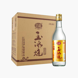 石湾玉冰烧29度低度纯粮豉香出口装500ml*6瓶广东白酒米酒烧酒