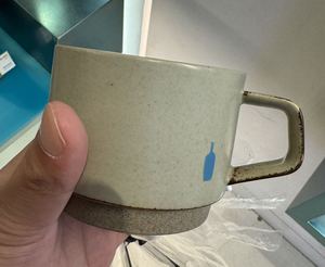 blue coffee蓝瓶子咖啡马克杯蓝色保温杯子陶瓷茶杯kinto联名