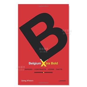 【预 售】比利时特别字体英文字体图案标志平面设计进口原版外版书籍Belgium Xtra Bold Sanny Winters