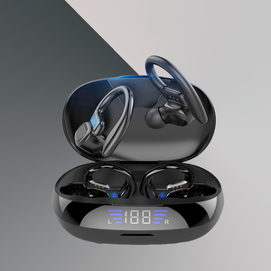 VV2S真无线蓝牙耳机运动耳挂式耳机触控数显带移动电源通用耳机