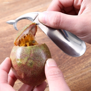 百香果开果器304不锈钢开口器挖勺切鸡蛋果开壳专用刀厨房小工具