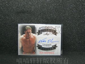 外国原版收藏卡 签名卡 KEN SHAMROCK 肯-山姆洛克 UFC明星 限量