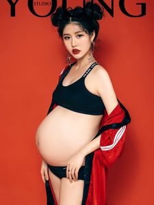 孕妇美背内衣女套装黑白色怀孕期拍照片写真艺术照运动睡眠胸罩夏