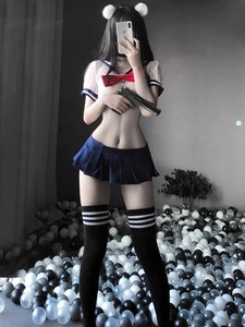 日系水手服jk超短裙纯欲校园角色扮演萝莉套装性感学院风辣妹