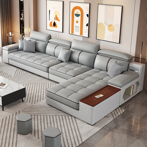 布艺沙发现代简约客厅组合大小户型2024新款佛山家具科技布沙发