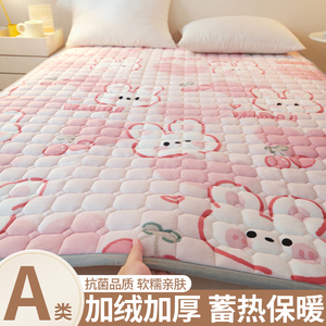 冬季珊瑚绒毛毯床垫软垫褥子加厚牛奶绒床褥垫子家用卧室铺床毯子