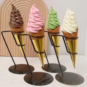 仿真冰淇淋模型冰激凌商用甜筒蛋筒摆件食物食品雪糕装饰拍照道具