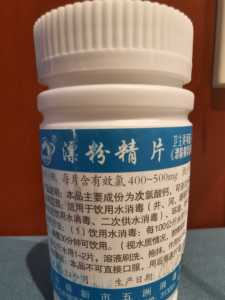 漂粉精片 100片/瓶 饮用水 环境消毒 二次供水 安全