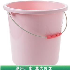 加厚塑料广东珠江牌红色储水桶宿舍家用洗衣洗澡手提水桶