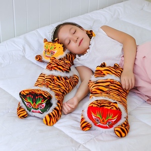 婴儿枕头老虎枕头定型枕0-2岁防偏头虎头枕双头儿童含芯小老虎
