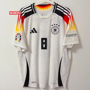 正品2024欧洲杯德国主场球衣8号克罗斯13号穆勒球员版球服IZ1620