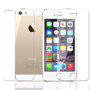 适用适用苹果5钢化玻璃膜iphone 5S全屏覆盖5se手机前后抗蓝光全