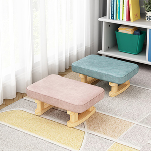 矮凳家用客厅创意小凳子科技布实木沙发凳茶几凳可拆洗板凳换鞋凳