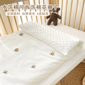 新生婴儿床专用褥子幼儿园宝宝床垫棉花小被褥儿童床褥垫纯棉可洗